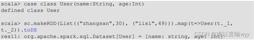 Spark SQL dataframe和dataset