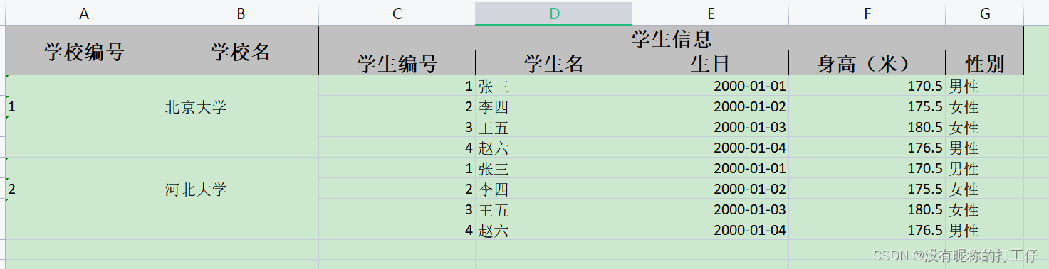 SpringBoot 集成 EasyExcel 3.x 实现 Excel 导出