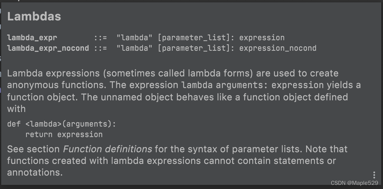 Python lambda的使用_lamba函数的用法python-CSDN博客