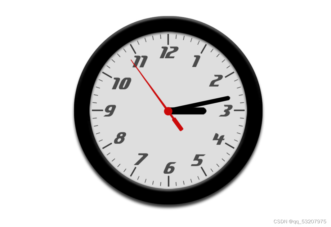 网页版时钟CSDN博客