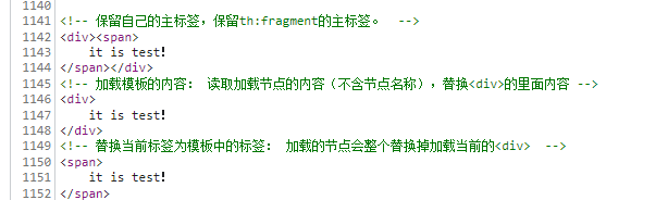 thymeleaf抽取公共页面