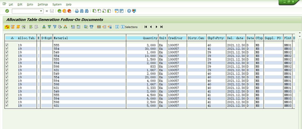 SAP RETAIL Allocation Rule based on Material Group_sap material group