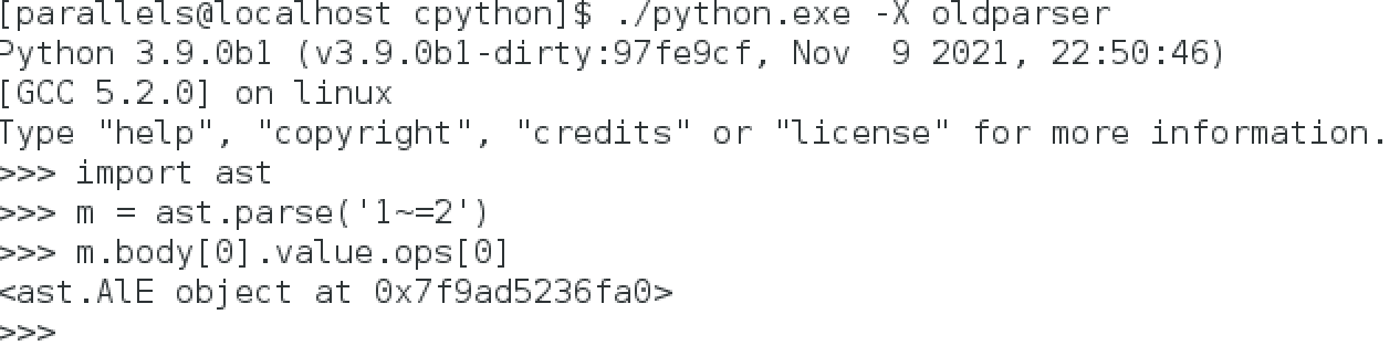 内核级python：编译器的词法和语法解析基本原理