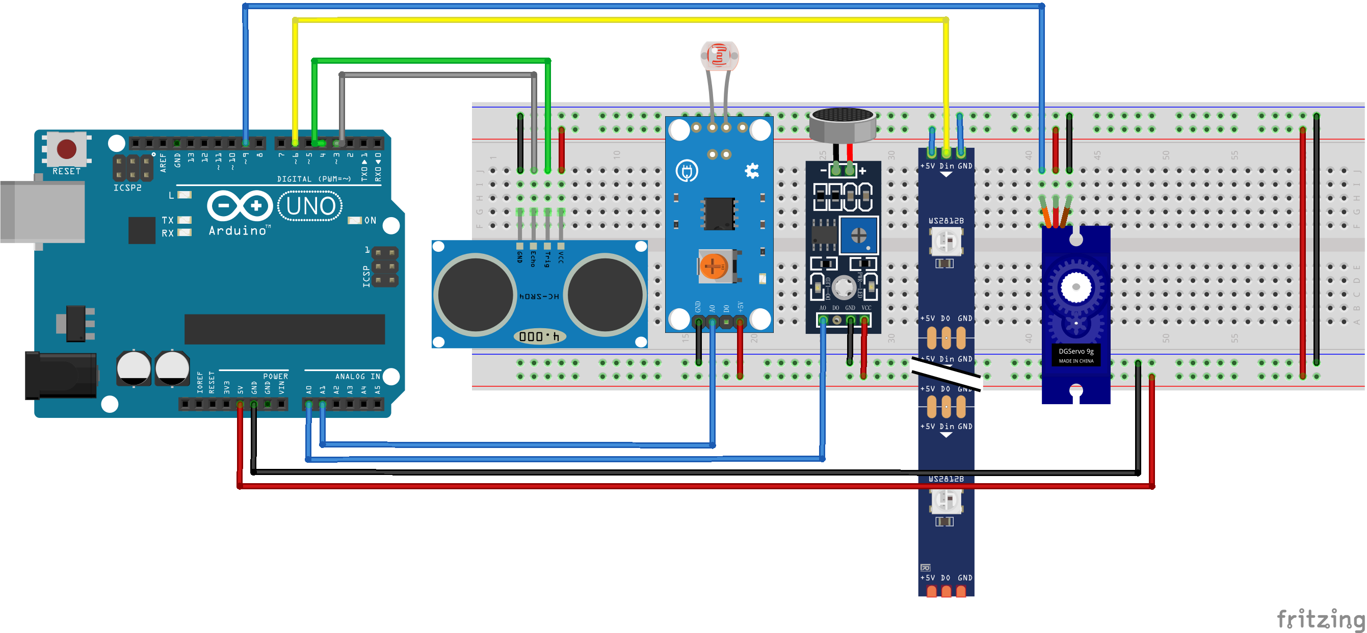 fritzing软件绘制arduino面包板接线图传感器模块库文件004