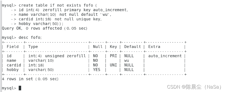 MySQL 数据库初体验