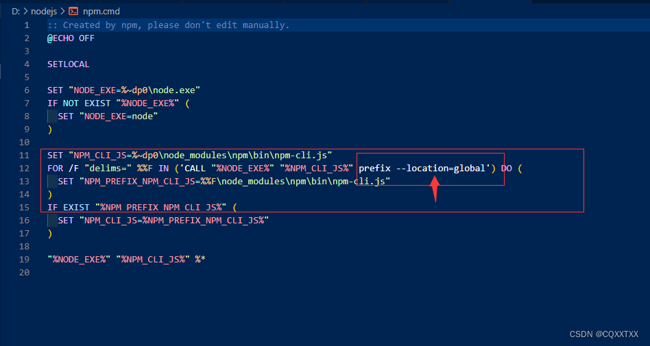 解决npm WARN config global `global`, `local` are deprecated. Use