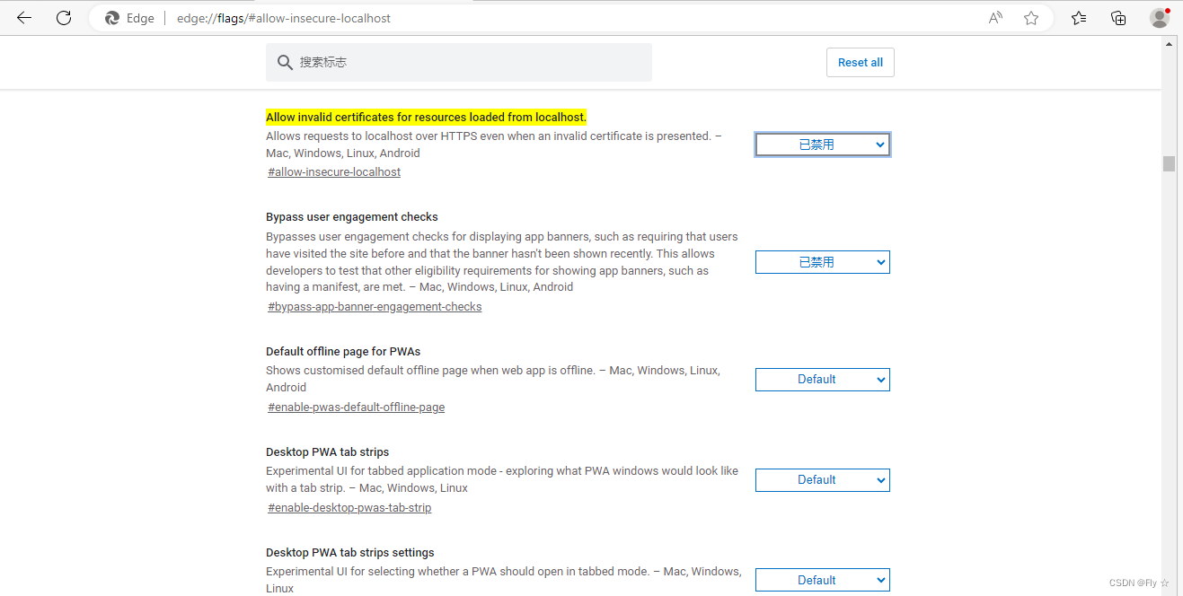  bug edgallow invalid certificates for resources loaded csdn 