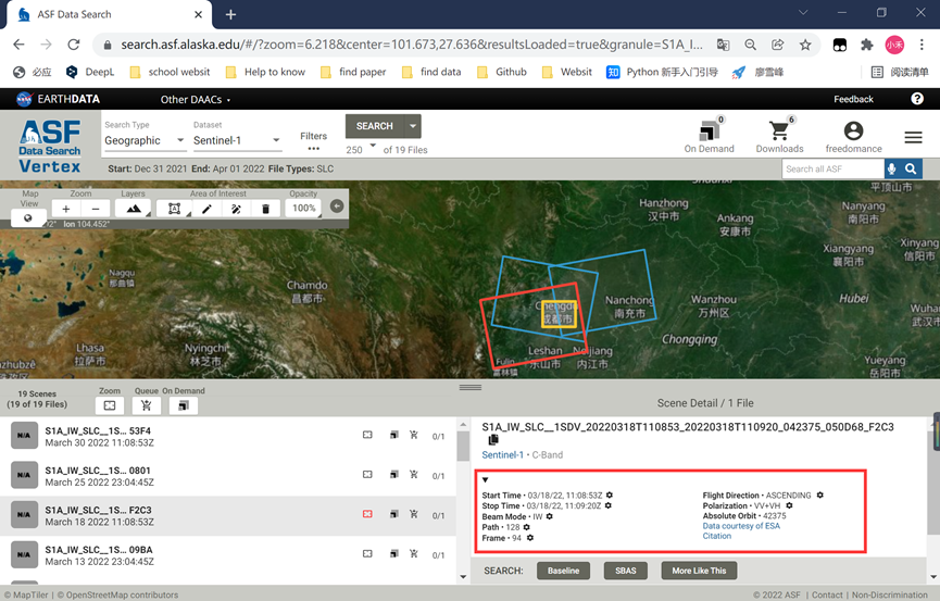【Sentinel-1】SAR影像数据下载指南_sar数据下载-CSDN博客