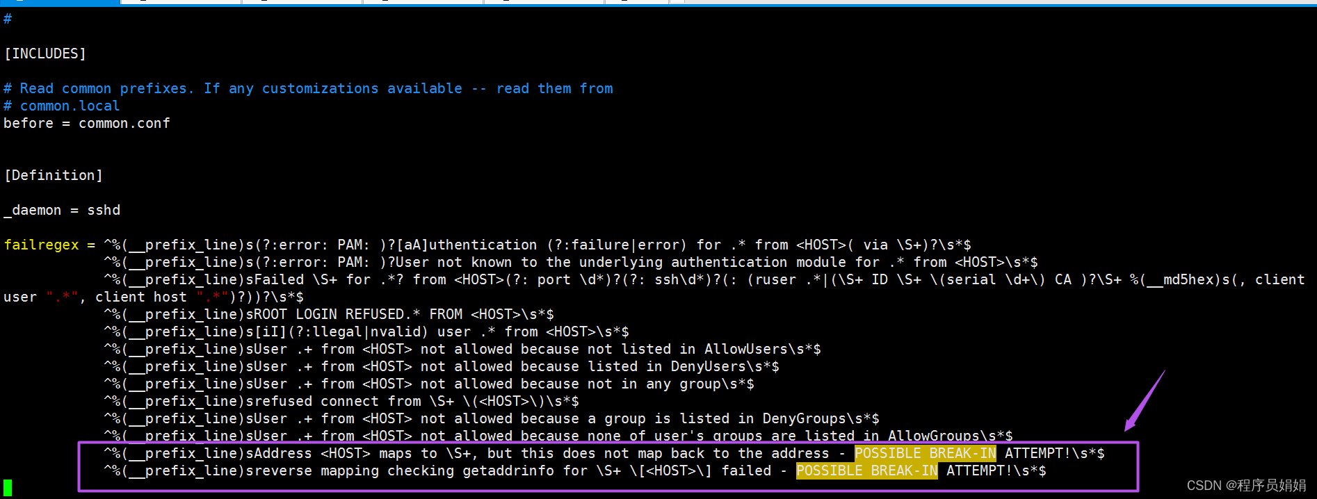 fail2ban.filter：failregex添加正则_fail2ban failregexCSDN博客