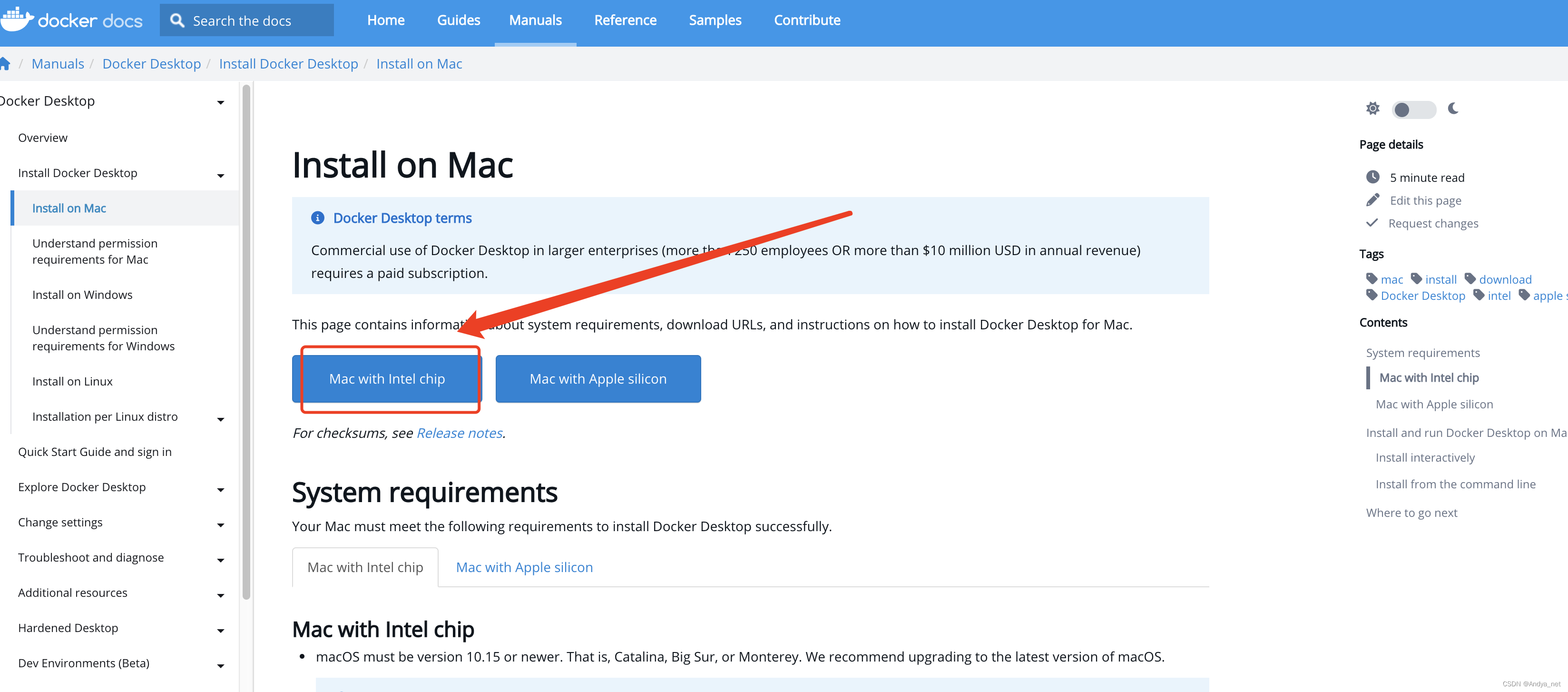 下载mac docker dmg