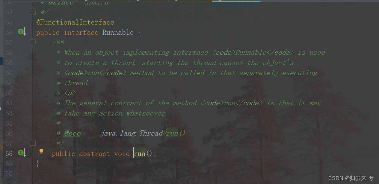 Java创建线程的方式只有一种：Thread+Runnable