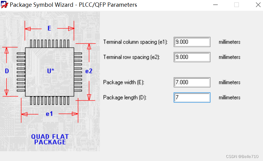 9向导制作lqfp48l表贴封装
