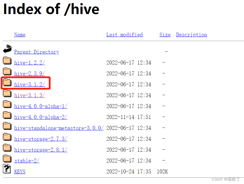 [External link picture transfer failed, the source site may have an anti-leeching mechanism, it is recommended to save the picture and upload it directly (img-JkZlmoU1-1684458841848) (Z:\Huang Zhicheng\Data\Typora\Linux\Ubuntu\Hive3.1.2installation.assets \image-20230518120253175.png)]