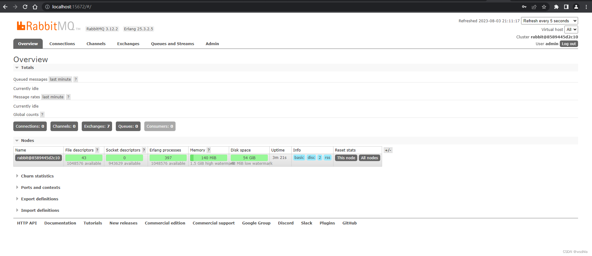 Docker安装RabbitMQ镜像