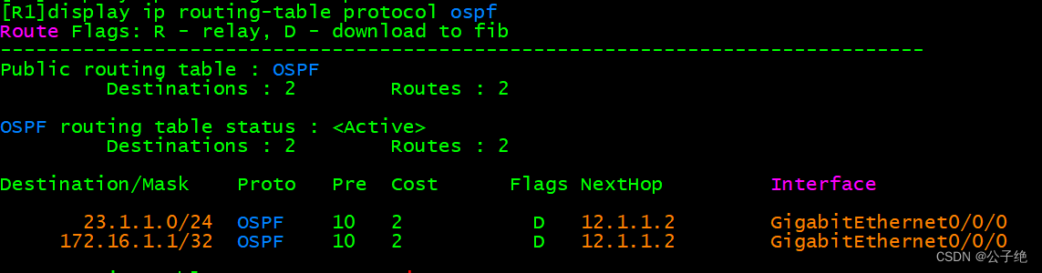 华为网络篇 多区域OSPF-32