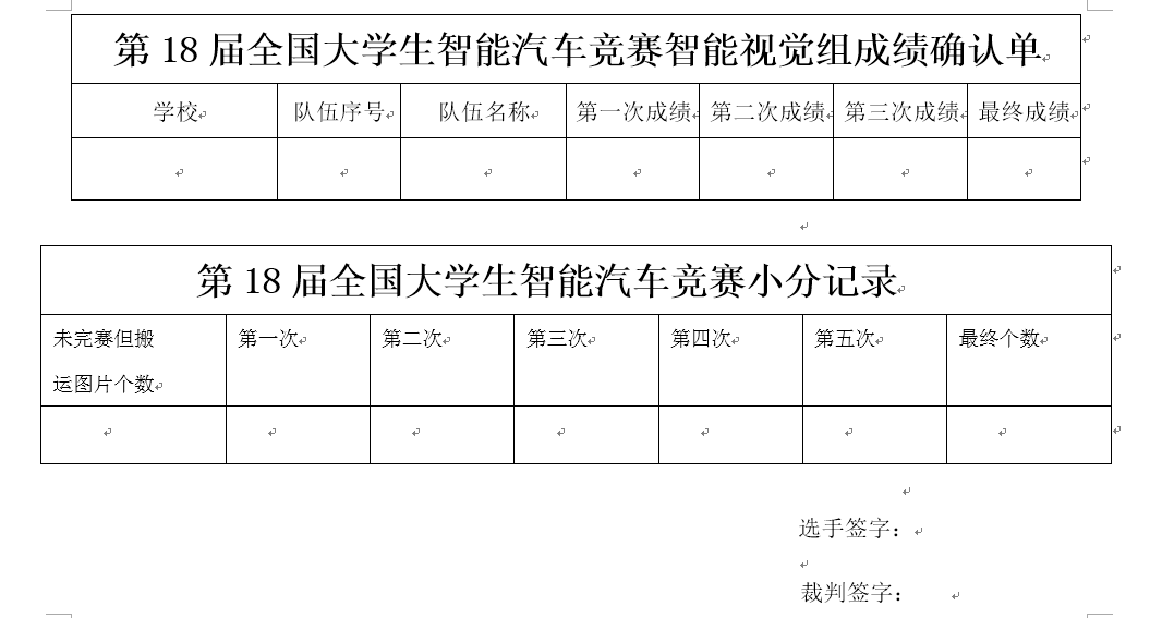 ▲ 图1.4.6 比赛成绩记录表格