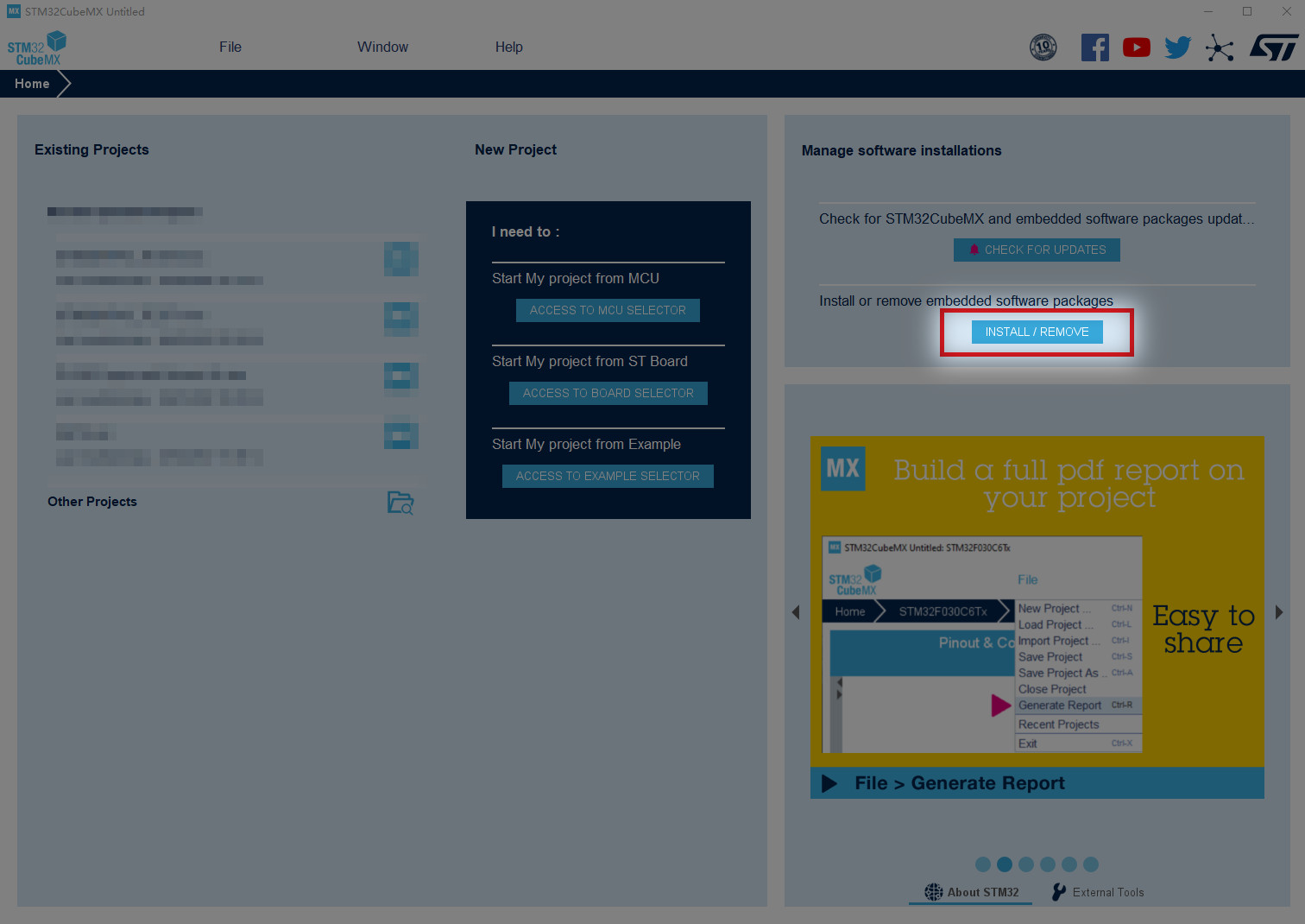使用STM32 CubeMX配置STM32H743XI点亮你的第一栈LED_power regulator voltage scaleCSDN博客
