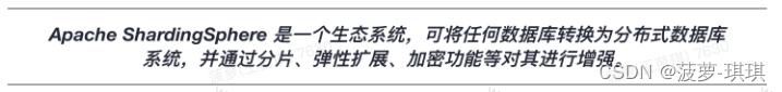 ShardingSphere数据分片、读写分离、数据屏蔽教程