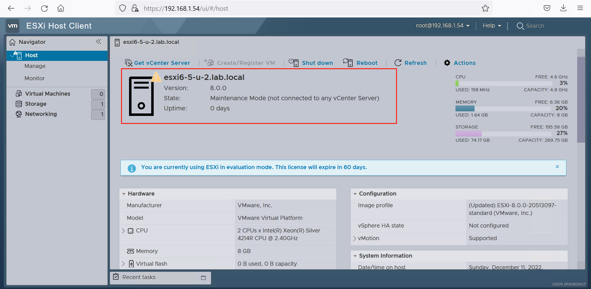 【ESXi 7.x 升 8.x】ESXi 升级 —— 使用 ESXCLI 升级 ESXi（Offline Bundle ZIP）