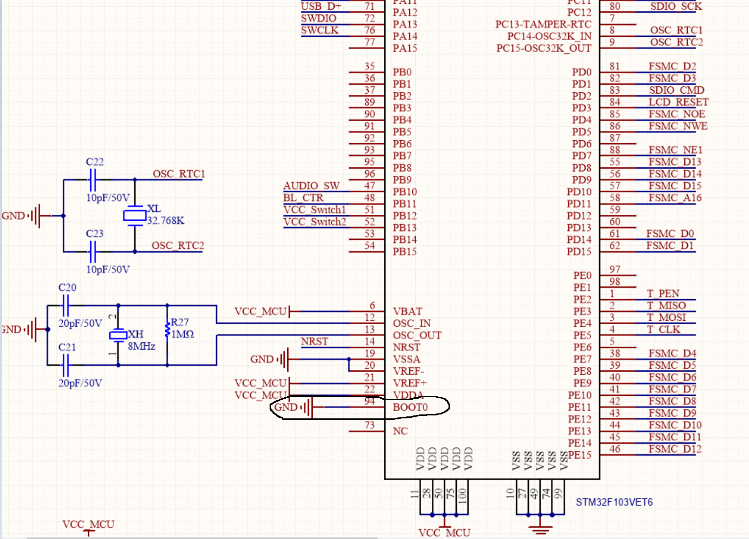 stm32f103rbt6电路图图片