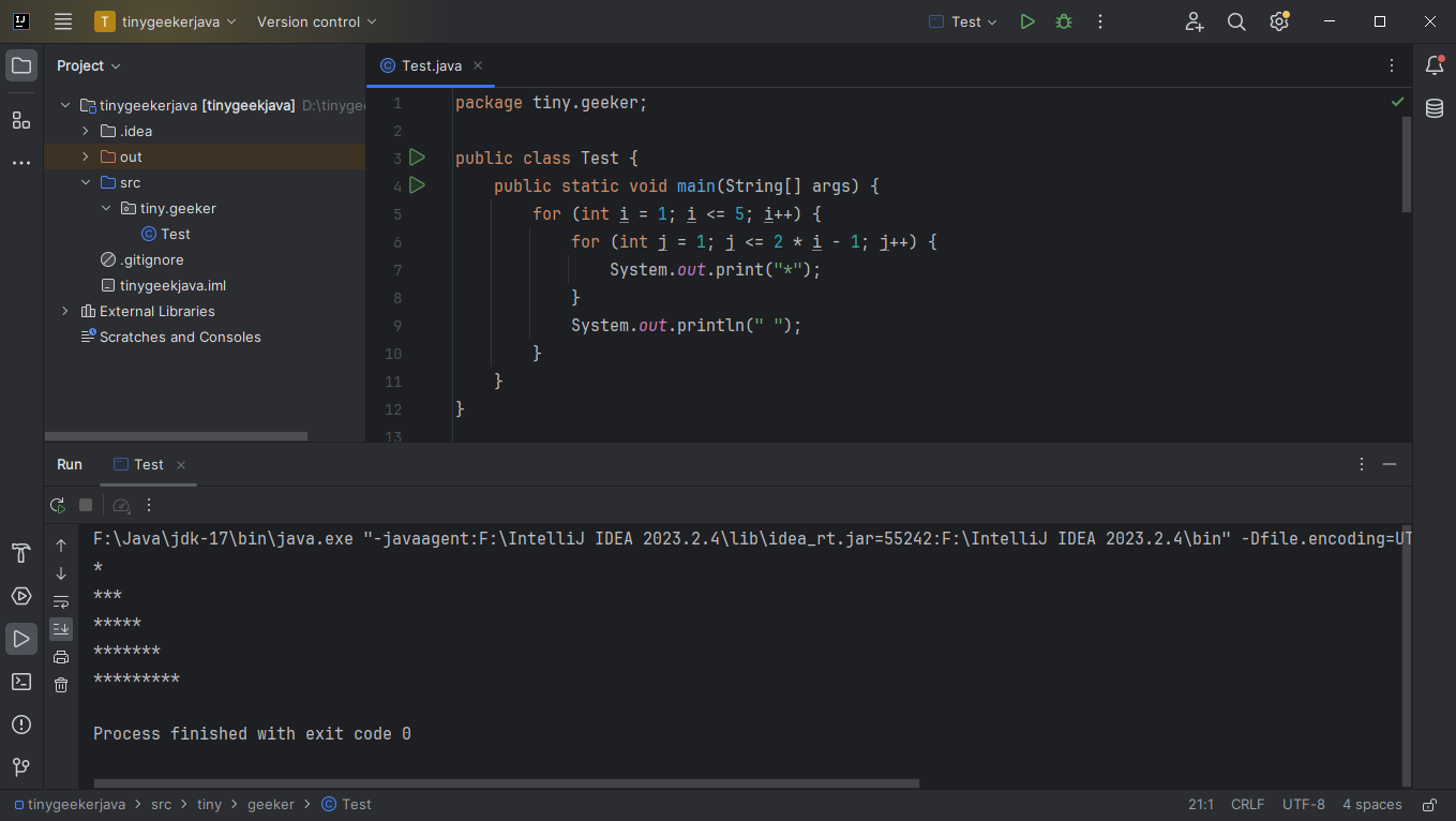 Nested loops