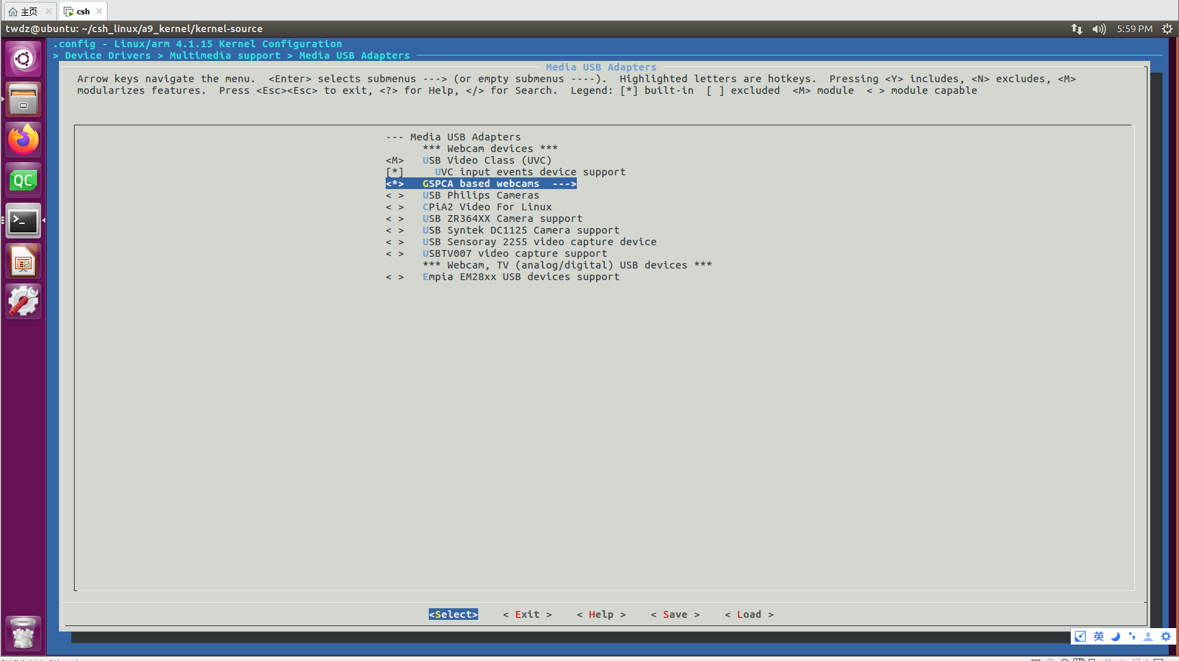 NXP i.MX6 linux内核配置USB摄像头驱动_mx6ll usb驱动CSDN博客
