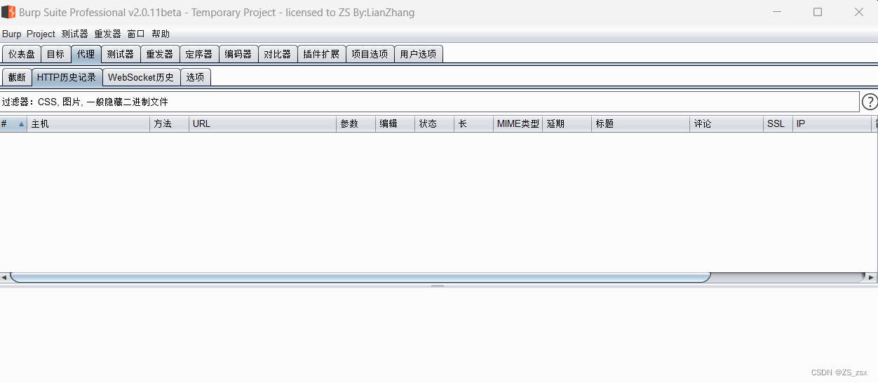 Windows 安装 汉化版 burp suite