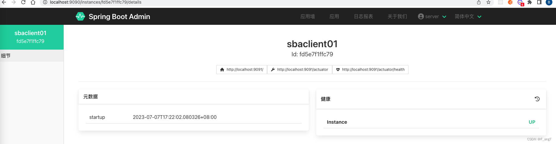 第三节 给SpringBootAdmin的client端加入spring security安全控制