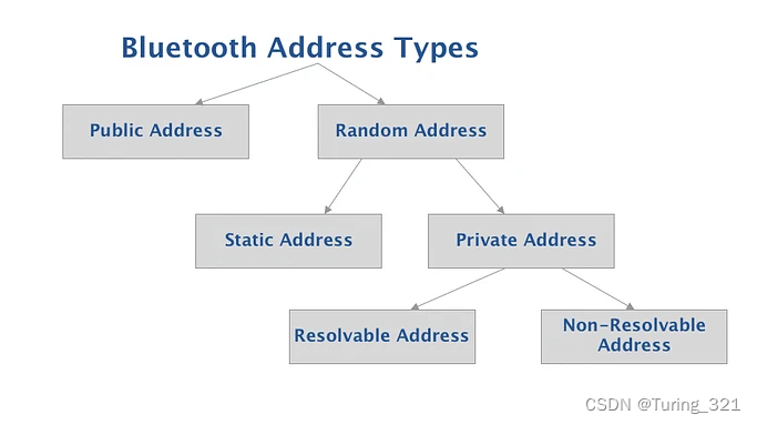 蓝牙地址类型的层次结构