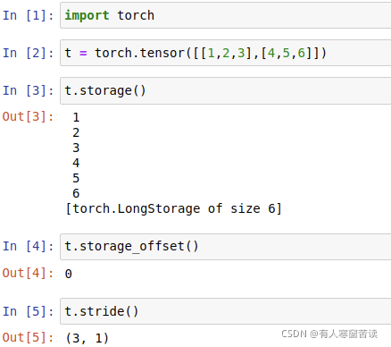 Pytorch Strided PyTorch | tensor 的存储(storage、offset 和 stride)_stride 矩阵存储-CSDN博客