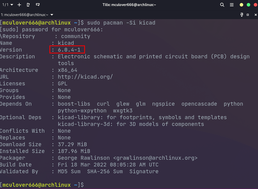 KiCad | Arch LInux安装KiCad 6.0及使用体验_kicad Linux-CSDN博客