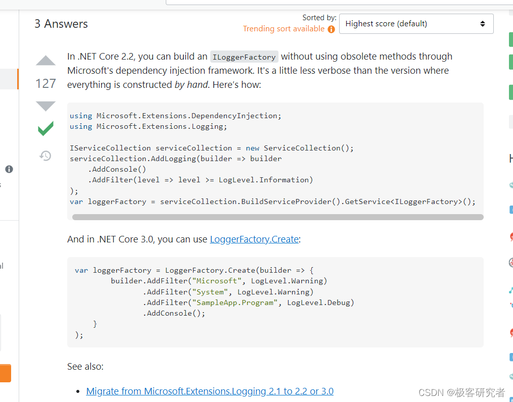 EF Core 2.2中将ORM框架生成的SQL语句输出到控制台_efcore打印sqlCSDN博客