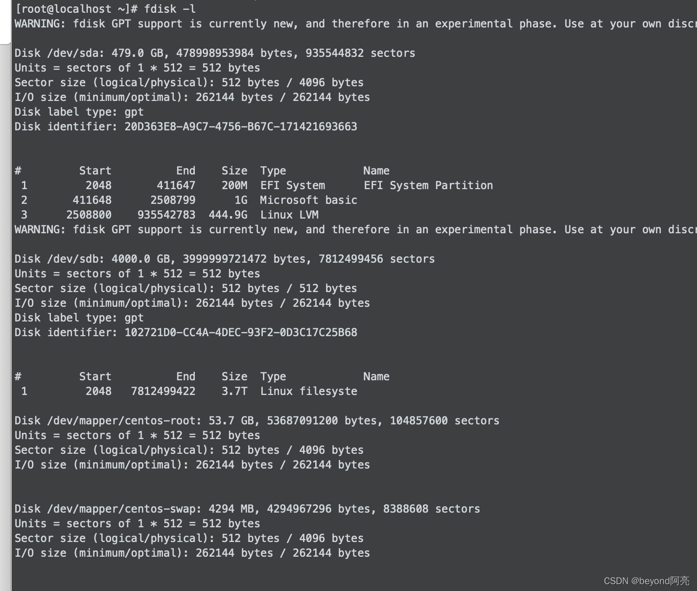 Linux挂载磁盘和磁盘分区及设置开机自动挂载_亲测成功