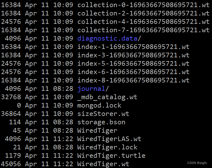 mongodb数据文件