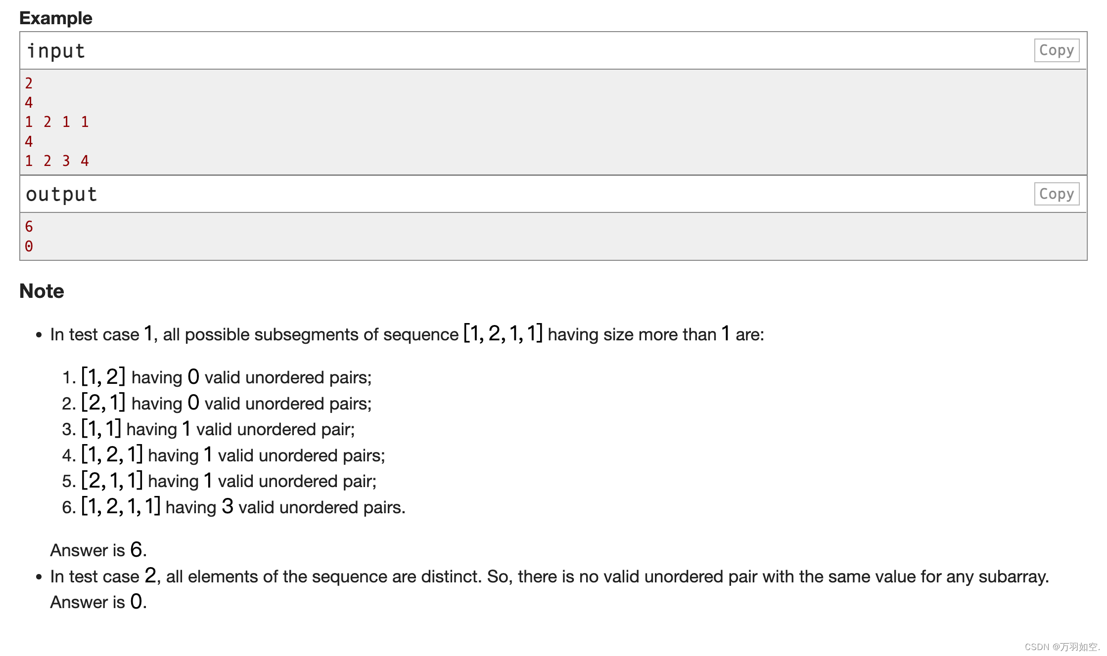 Codeforces Round #721 (Div. 2) C. Sequence Pair Weight