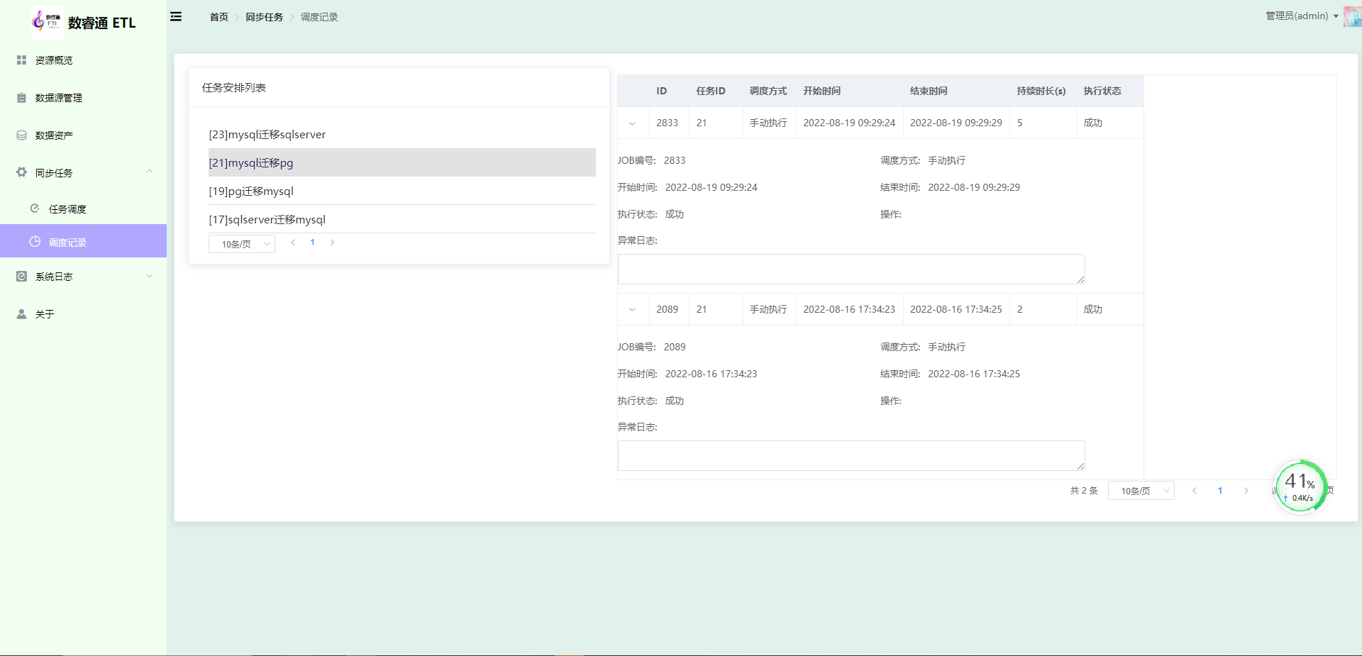 《数睿通 ETL 异构数据库迁移系统源码文档（支持集成开发）》