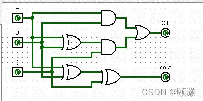 Figure 1-1 Circuit diagram of full adder