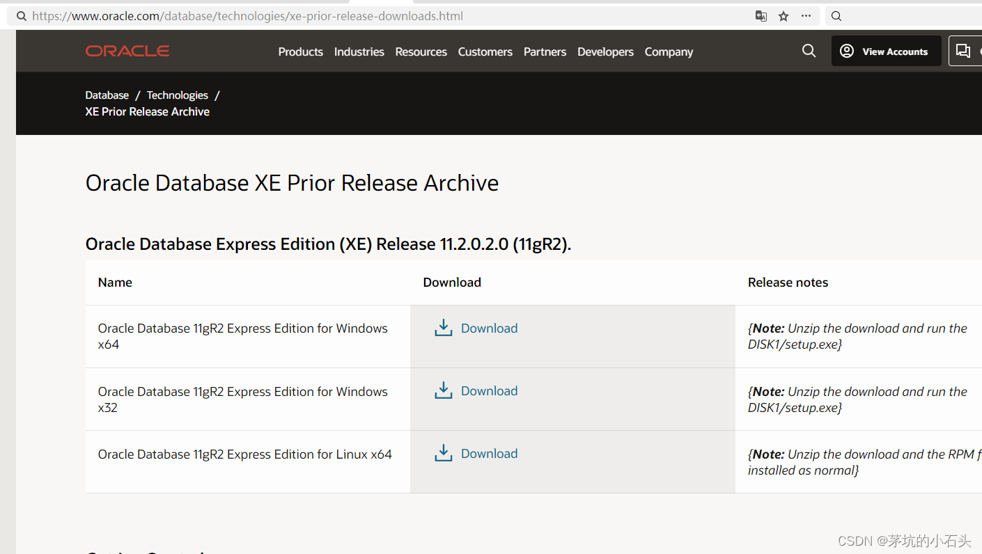 【Oracle Database XE】免费版下载,历史版本下载【OracleXE 21c Express Edition】【OracleXE ...
