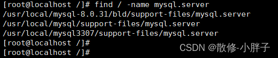 centos 7 系统上重启 mysql 时报错 Failed to restart mysqld.service: Unit not found.