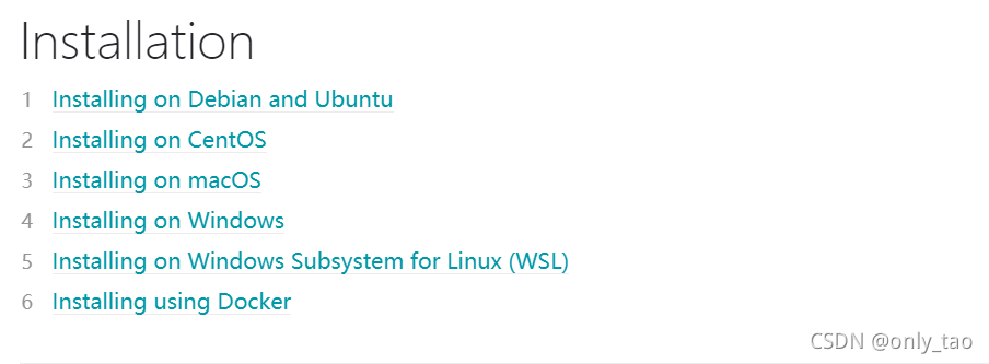 install