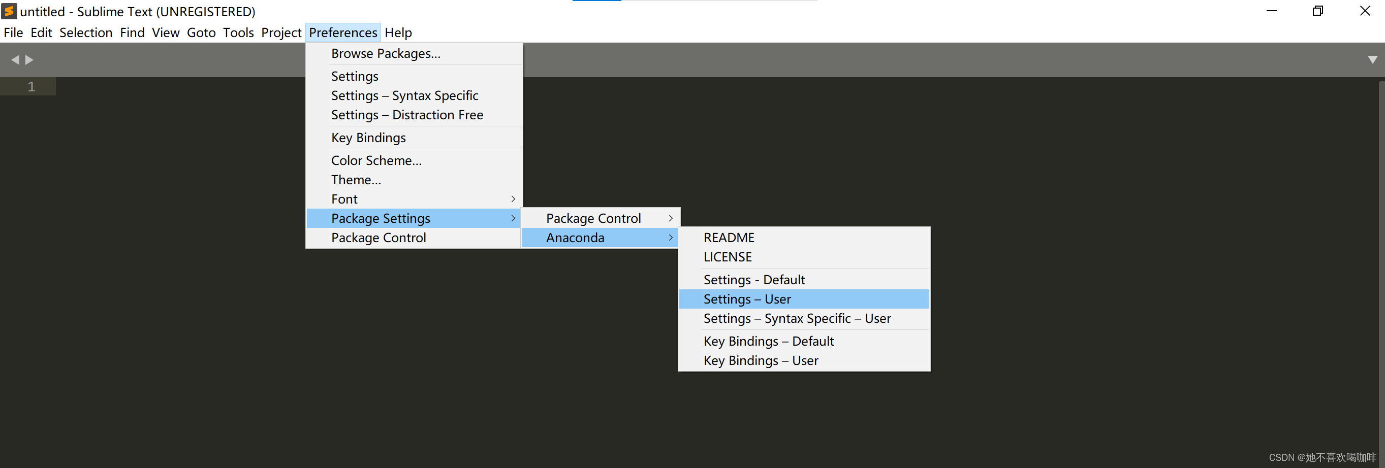 Sublime Text 3 安装离线插件 anaconda