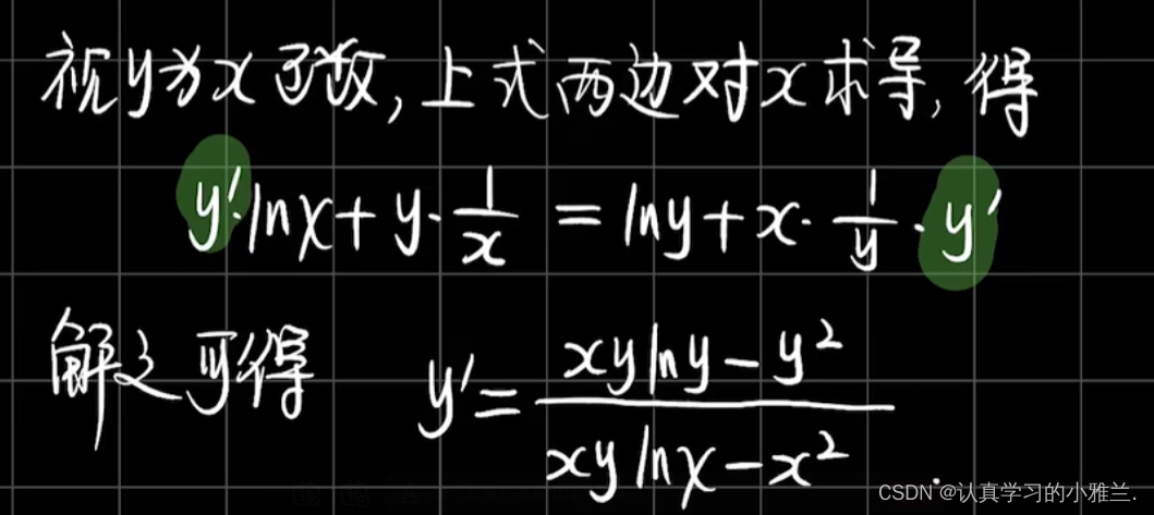 导数与微分总复习——“高等数学”