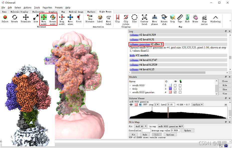 ChimeraX cryoEM 可视化教程:细菌ATP合酶_chimera x 展示侧链信息-CSDN博客