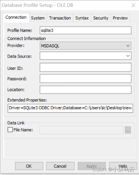 PowerBuilder连接SQLITE3