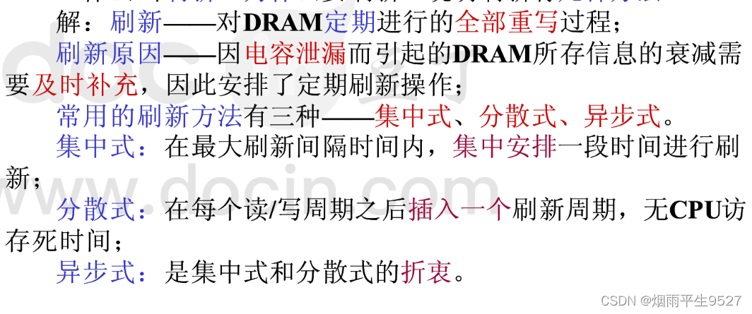 计算机组成原理（三）存 储 器