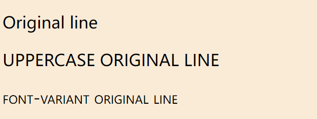 font-family、font-style、font-weight、font-variant的区别「In CSS」