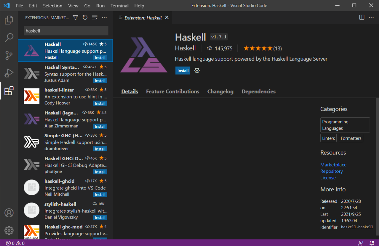 VS Code + Haskell windows安装_虾。的博客-CSDN博客