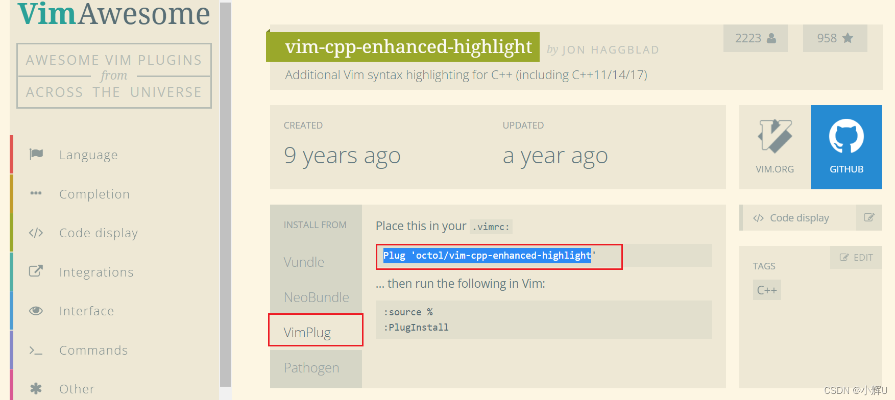 vim-plug插件安装_vim-plug安装-CSDN博客
