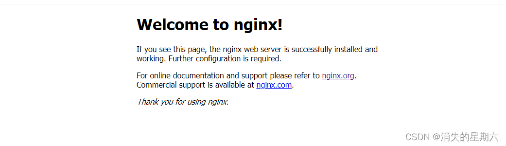 Access the nginx page through ip