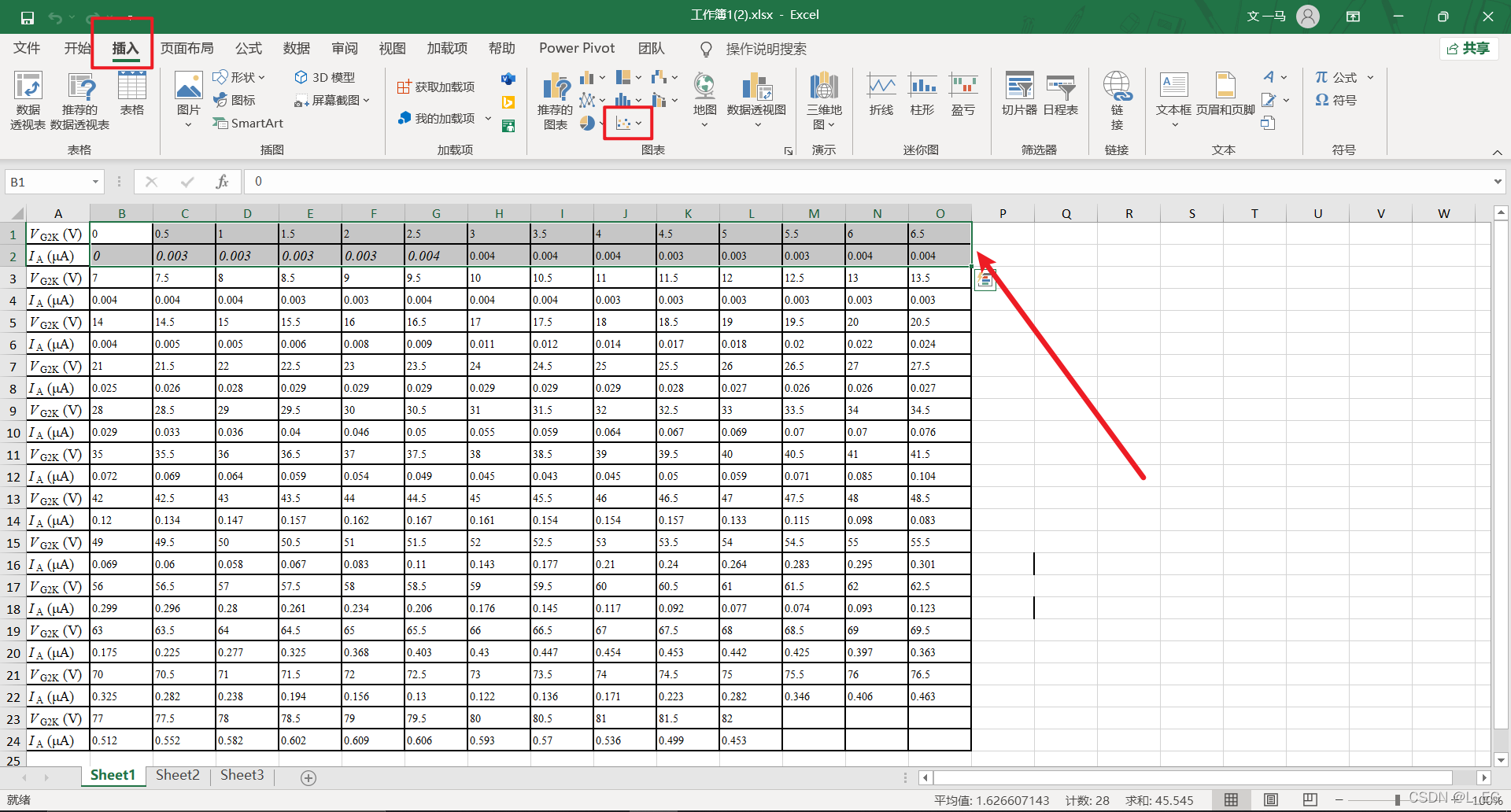 Excel图表数跨行选择数据_excel折线图跨行选择数据_L_EG的博客-CSDN博客